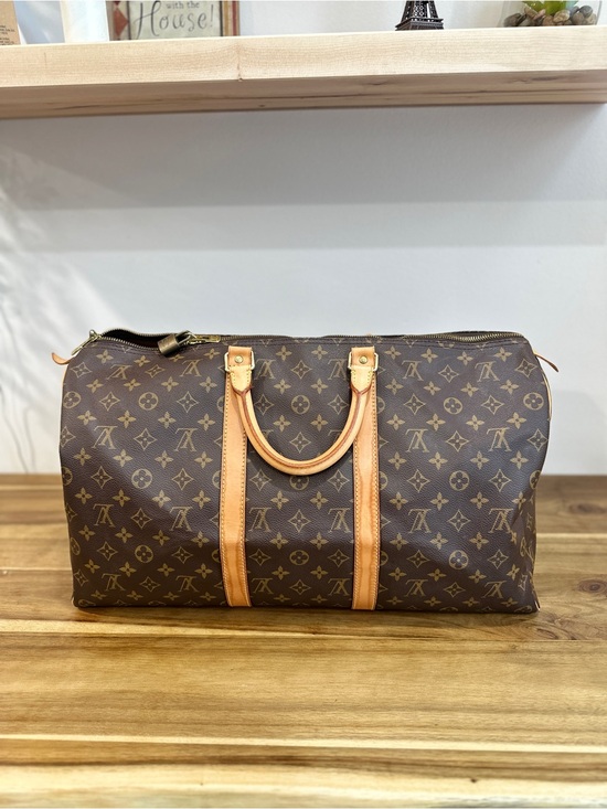 Louis Vuitton Other - Louis Vuitton Brown Monogram Keepall 50 Travel Bag